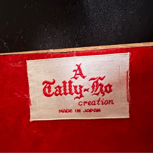 Vintage Wood Purse Handbag with Brass Accents - Japan - Tally-Ho Creation - Picture 13 of 16